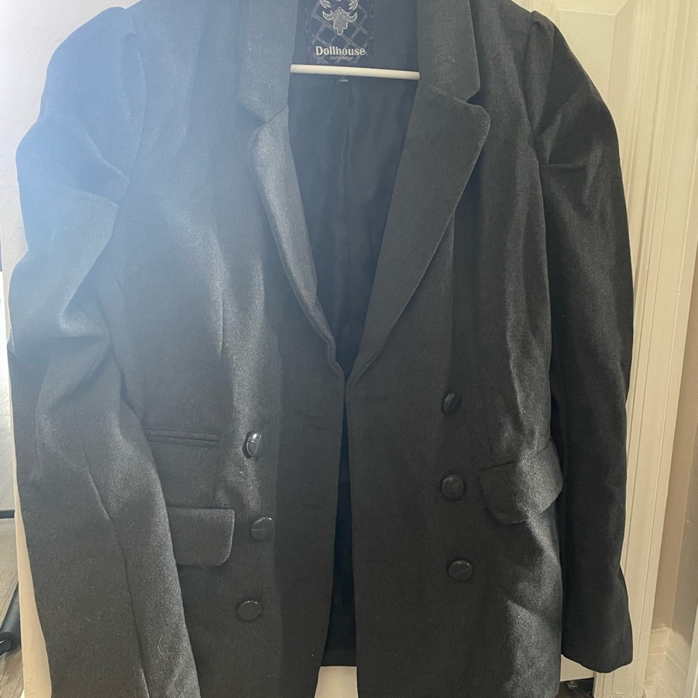 Dollhouse wool coat